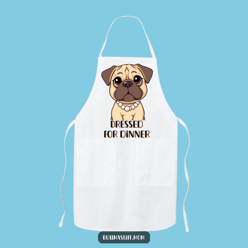 Funny Bullmastiff Pearl Apron: Kitchen Kindness for Dog Lovers
