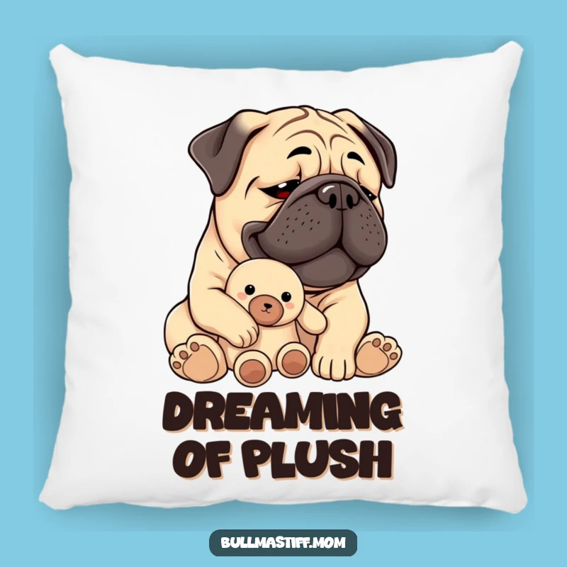Cuddle Up: Funny Bullmastiff Plush Toy Pillow for Ultimate Comfort