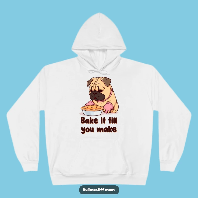 Funny Bullmastiff Baker Hoodie: Cozy Kitchen Dog Lover Gift
