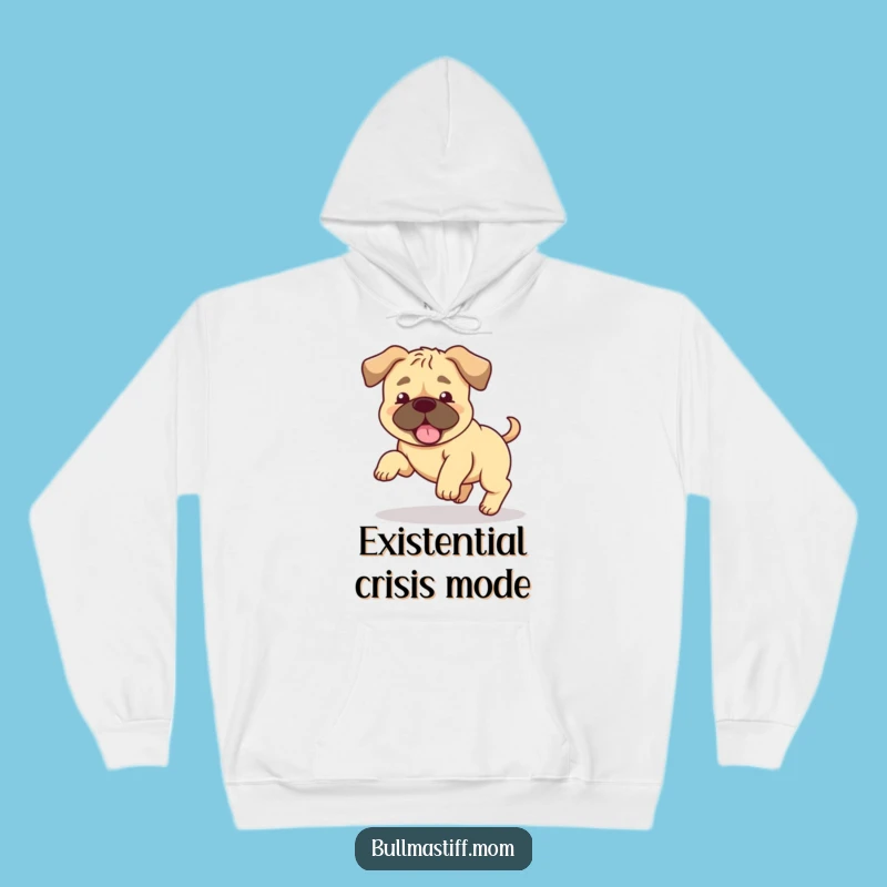 Funny Bullmastiff Tail Chase Hoodie: Floppy Ears Fun, Hilarious Dog Gift, Ultimate Comfort