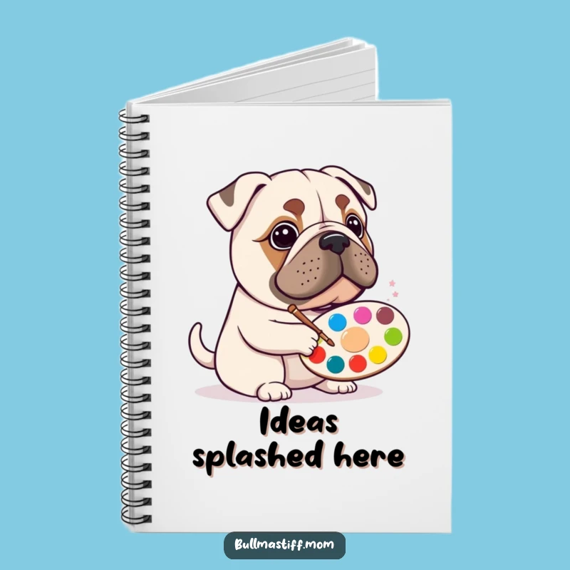 Funny Bullmastiff Artist Notebook: Creative Journal for Art Lovers