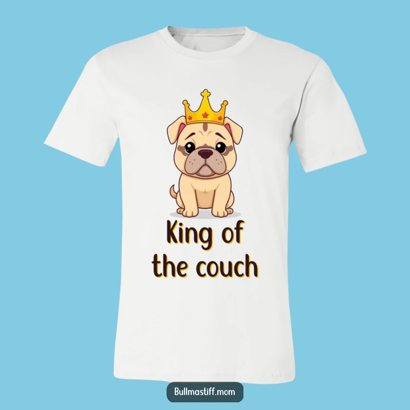 Funny Royal Bullmastiff Dog T-Shirt: Pose Like Royalty!